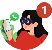 Pelanggan menghubungi kami melalui whatsapp