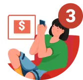 Pelanggan melakukan pembayaran ke bank / e-wallet kami