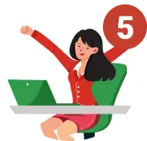 Pelanggan puas karena tugasnya telah selesai dan hasilnya memuaskan