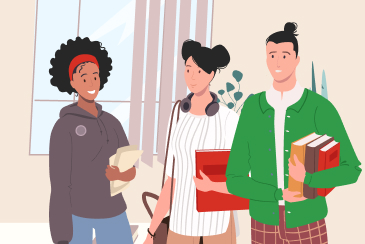 Sekumpulan mahasiswa yang sedang joki tugas kelompok