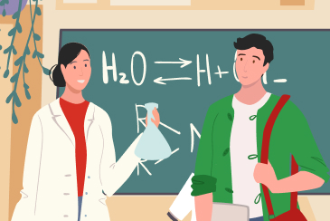 Mahasiswa yang sedang joki tugas akhir